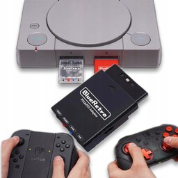 BlueRetro Bezprzewodowy kontroler gamepad do konsoli Playstation PS1