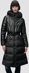 BLAUER Czarny damski płaszcz Quincy Raincoat Long Jackets