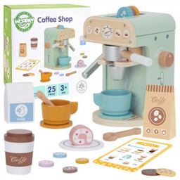 Drewniany Ekspres do Kawy Cukiernia Barista 25 el.