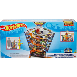 Hot Wheels City Zestaw Zakręcony Garaż Parking autko