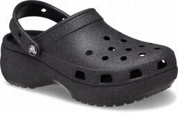 Damskie Buty Chodaki Klapki Crocs Platforma Glitter 207241