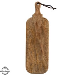Drewniana deska do krojenia z rączką MANGO, 50,5