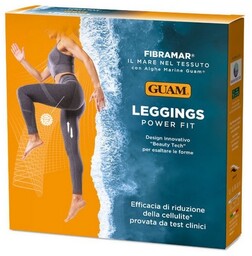 Guam Legginsy Antycellulitowe Wyszczuplające Power Fit Grey L-Xl