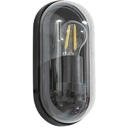 Lucande - Serine Ścienna Lampa Ogrodowa H25,5 Czarny