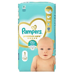 Pampers Premium Care 1 Pieluchy dla dzieci, 50