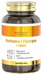 Kurkuma i Piperyna + Imbir suplement diety 60