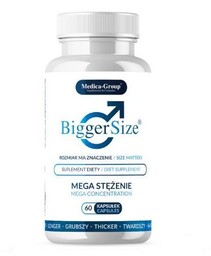 Medica-Group Biggersize suplement diety na powiększenie i pogrubienie