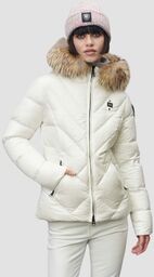 BLAUER Alicia Biała kurtka damska Short Jackets