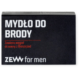 ZEW męskie mydło do brody z węglem drzewnym
