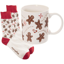 Orion Kubek ceramiczny PIERNICZEK z damskimi skarpetami, 350