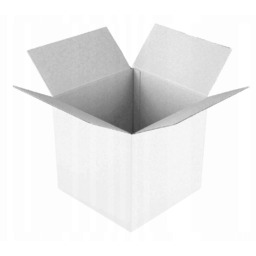 Pudełko prezentowe Karton klapowy pudło 65x65x65 cm, biały,