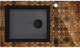 DEANTE Zlewozmywak 86x50 CAPELLA PRECIOUS grafit metalik, Precious