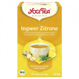 Organiczna herbata z imbirem i cytryną Yogi Tea,