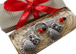 ZESTAW NA PREZENT ZAKŁADKA DO KSIĄŻKI BRELOK SOWA