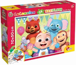 Lisciani, puzzle, Dwustronne Puzzle Podłogowe Warzywa Pomagają Nam
