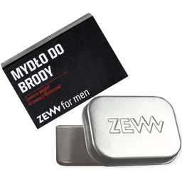 ZEW zestaw mydło do brody z mydelniczką -