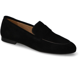 Mokasyny Fabio Fabrizi 857/1 Czarne zamsz