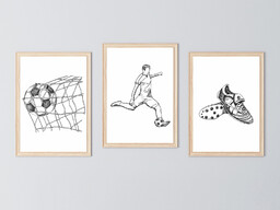 Plakaty piłka nożna soccer 01