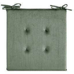 Eurofirany Poduszka siedzisko 40x40x3 Gaja na krzesło oliwkowa