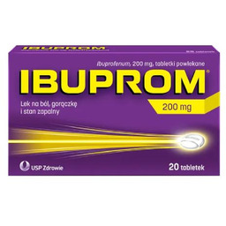 Ibuprom 200 mg, 20 tabletek