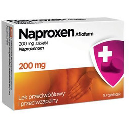 AFLOFARM Naproxen 200mg, 10 tabletek