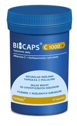BICAPS C 1000+, Witamina C + Bioflawonoidy cytrusowe,