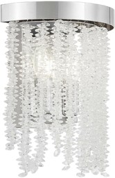 LAMPA ŚCIENNA KINKIET KRYSZTAŁOWY CHROMOWANY BALMENA W2