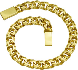 Bransoletka Złota Męska Garibaldka Pełna 8,40 mm Szuflada