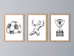 Plakaty piłka nożna soccer 02