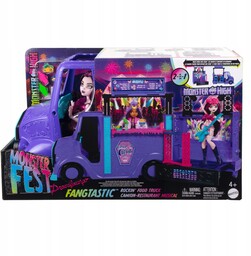 Monster High Koncertowy Food Truck Lalka Zestaw