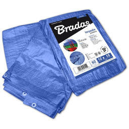 Plandeka wzmacniana Okryciowa Niebieska 12 x 15 m