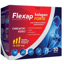 Flexap Kolagen forte - smak Porzeczka - Żurawina,