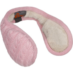 Nauszniki Merino Cable Knit by 180s, różowy, One