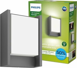 Philips Oprawy zewnętrzne Ultrawydajna lampa Arbour Antracytowy Kinkiet