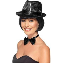 Sequin Trilby Hat