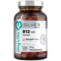 Witamina B12 Forte 100mcg, SILVER PURE, MyVita, 120