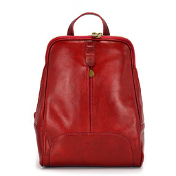 Florence Miejski Damski plecak skóra naturalna z kieszeniami