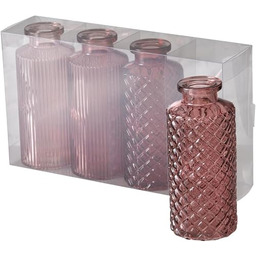 Boltze Panja 2031373 2031373, 4-częściowy, kolor ciemnoróżowy/jasnoróżowy, wysokość