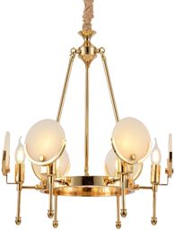 NOWOCZESNY ŻYRANDOL KRYSZTAŁOWY MONTEGO W6