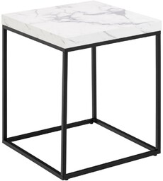 Stolik Barossa 40x40cm biały marmur