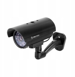 2 x Kamera Atrapa Czarna Ir Led Kamery