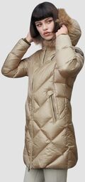 BLAUER Beżowa damska kurtka Althea Raincoat Long Jackets