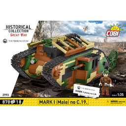 COBI, Klocki 2993 czołg MARK I (MALE) NO.