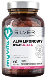 Kwas Alfaliponowy R-ALA 100% SILVER PURE, Myvita