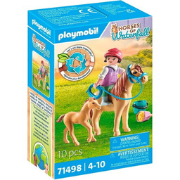 PLAYMOBIL,Dziecko z kucykiem i źrebakiem,71498