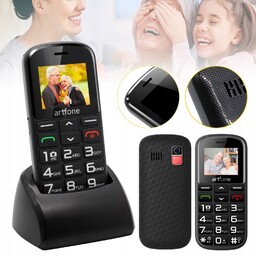 Telefon Komórkowy Z Dużymi Przyciskami, Podwójny Sim,