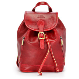 Pakowny damski plecak z grubej skóry naturalnej