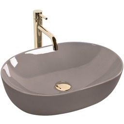 Rea Umywalka nablatowa Rea Lisa Beige Shiny