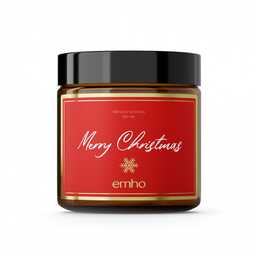 Emho Świeca sojowa MERRY CHRISTMAS - 100ml