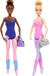 Barbie Lekcja baletu Zestaw 2 lalki i 9